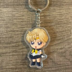 🍒🍒 Sailor Moon: Sailor Uranus Keychain Charm
